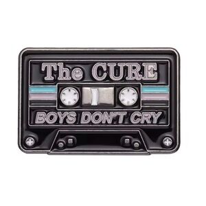 The Cure 80s Music Tape Enamel Pin - Retro Punk Rock Brooch for Rocker Style